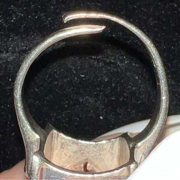 🤩 NEW LISTING! Women’s Elbaite Ring in 925 Silver Orange Stone - Picture 6 of 7